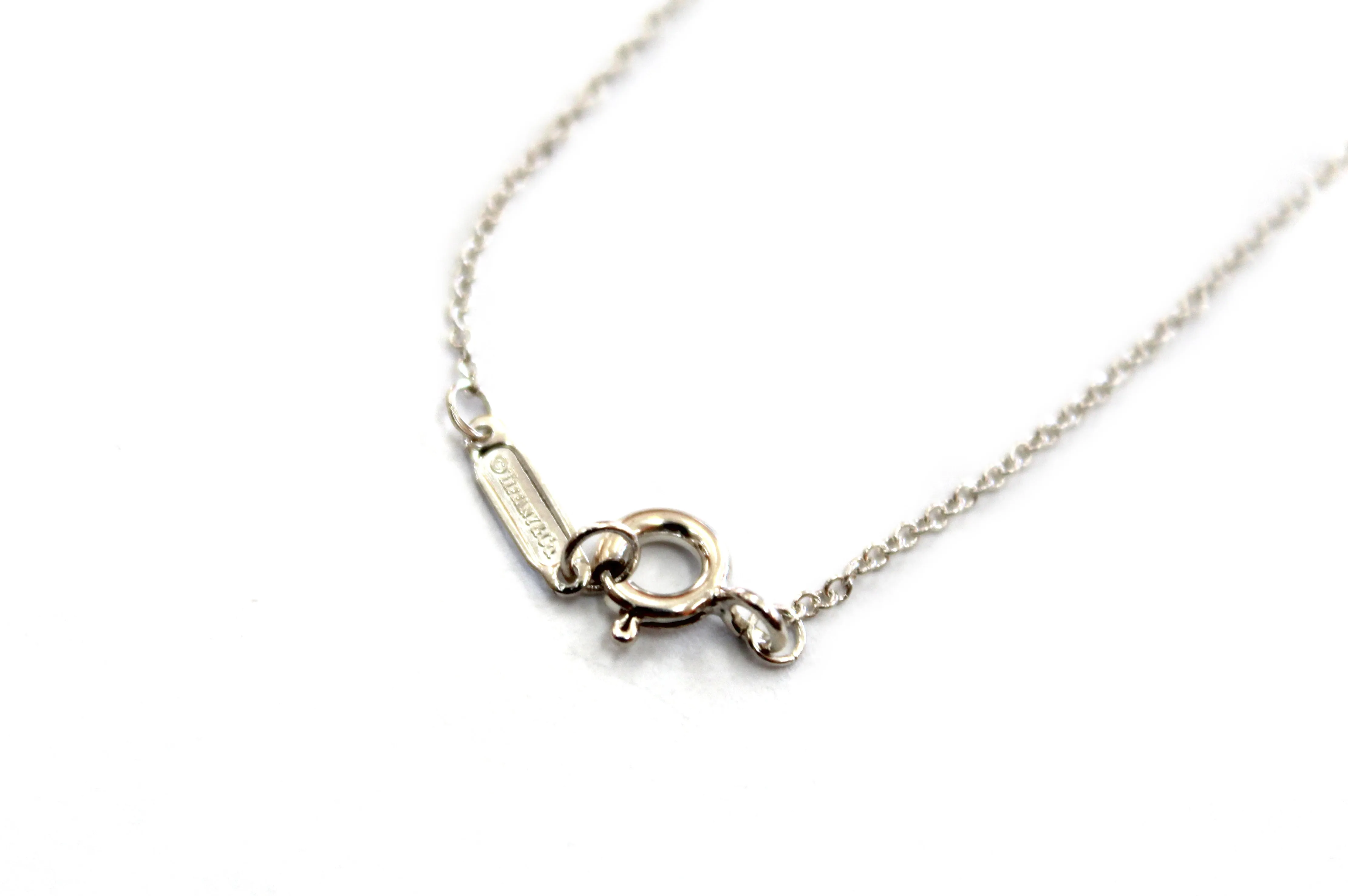 Authentic Tiffany & Co. Sterling Silver Butterfly Pendant Necklace