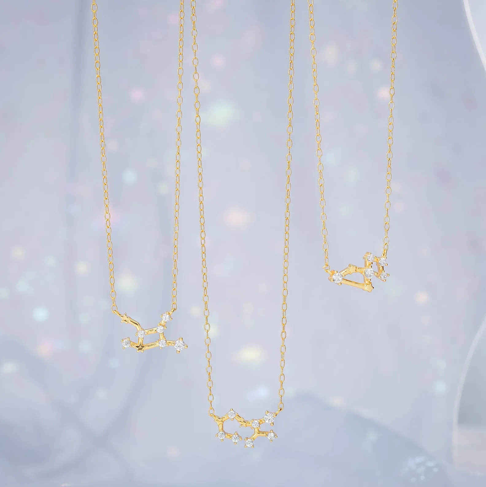 Constellation Diamond Pendant Necklace
