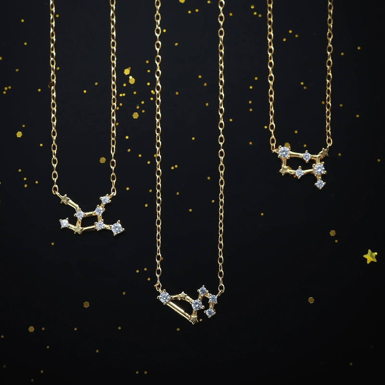 Constellation Diamond Pendant Necklace