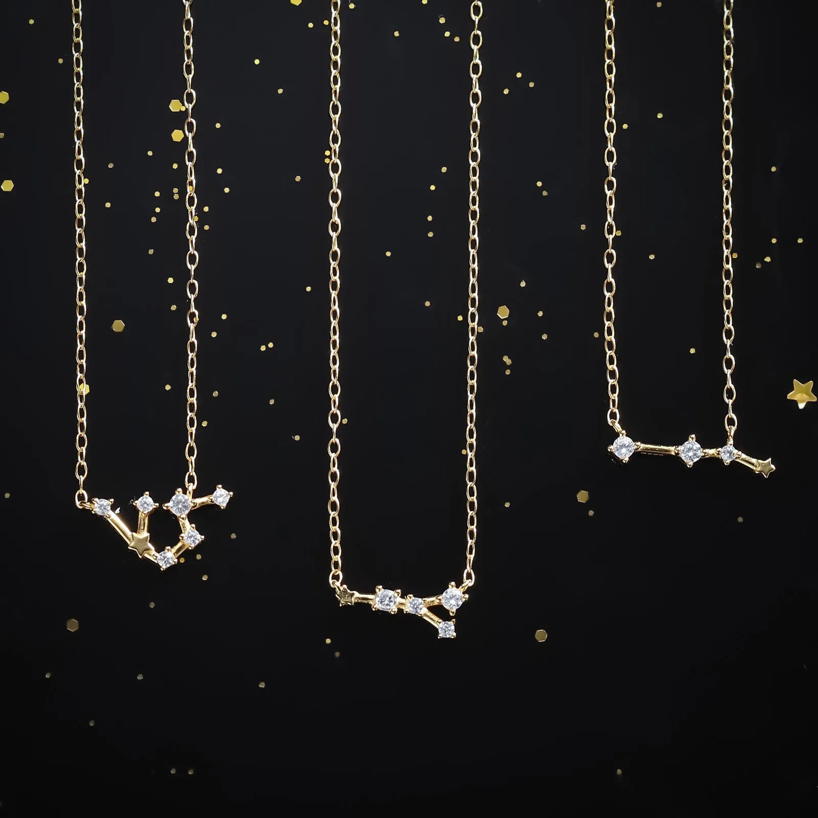 Constellation Diamond Pendant Necklace