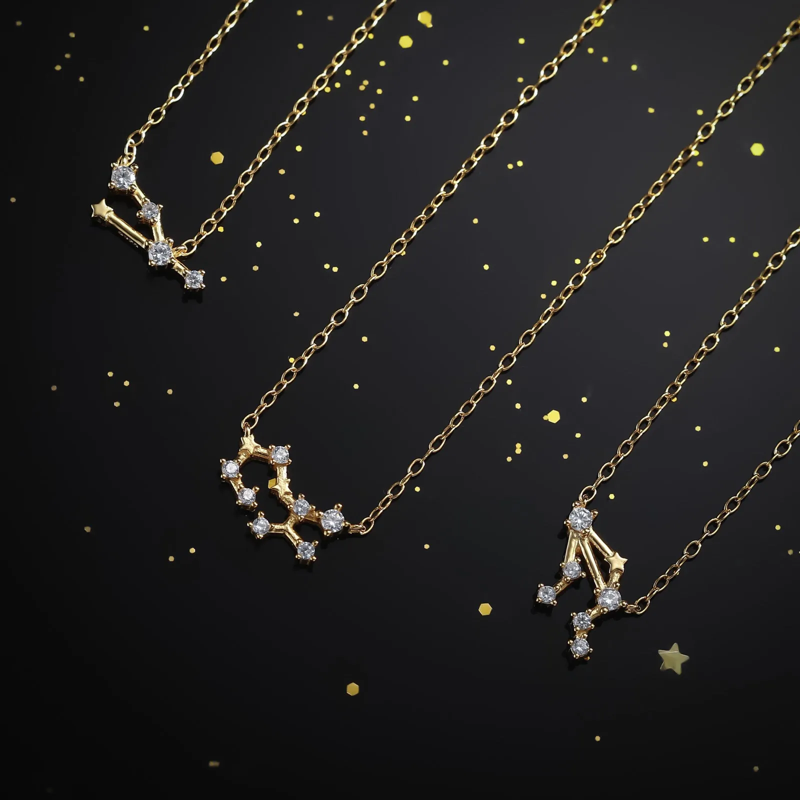 Constellation Diamond Pendant Necklace