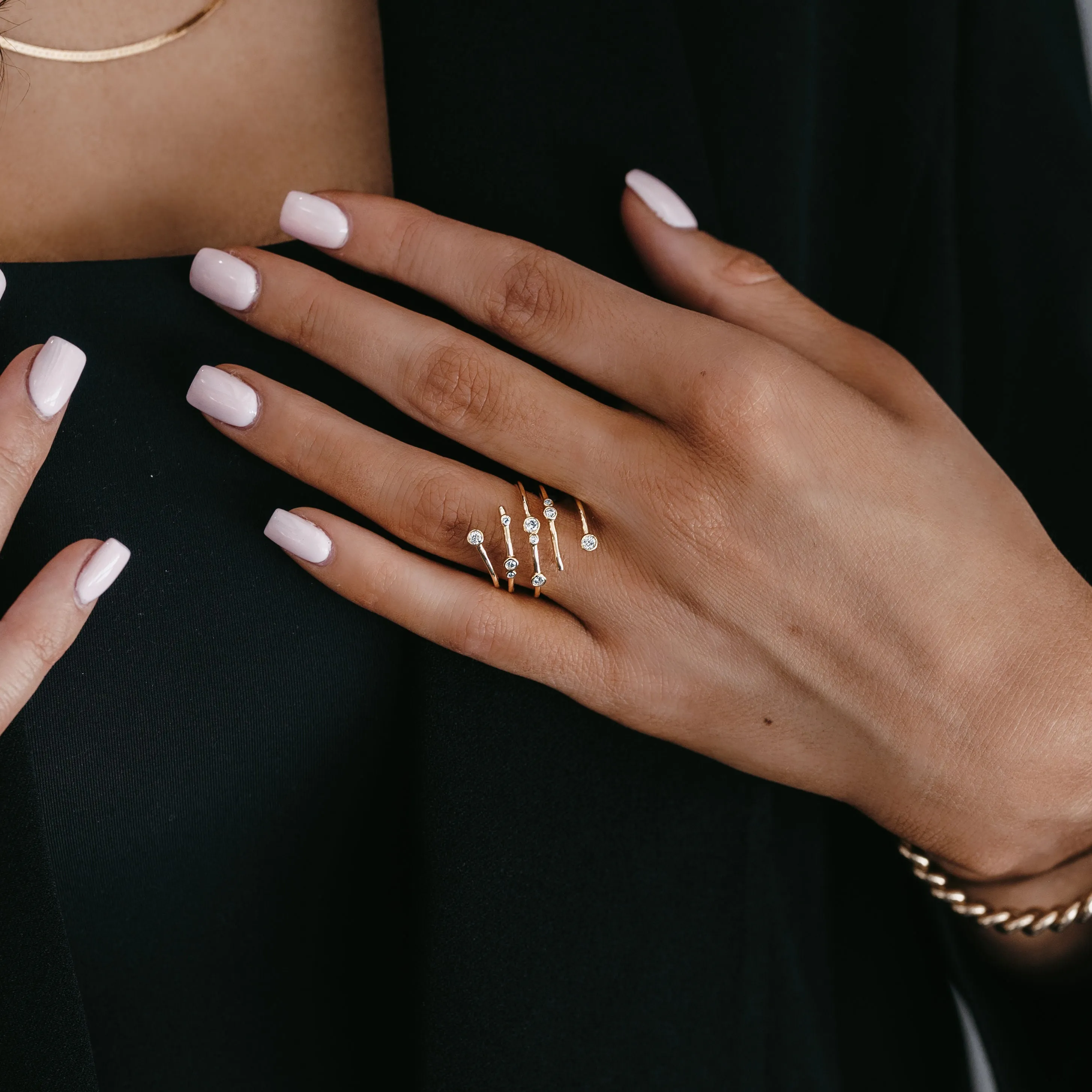 Constellations Diamond Wrap Ring