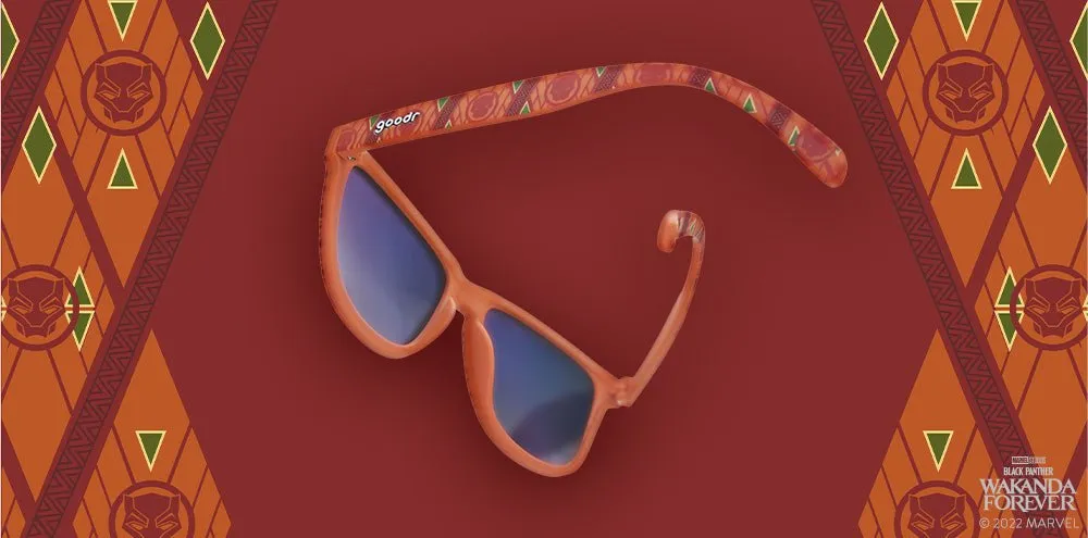 goodr OG Polarized Sunglasses Black Panther - Wakanda Forever
