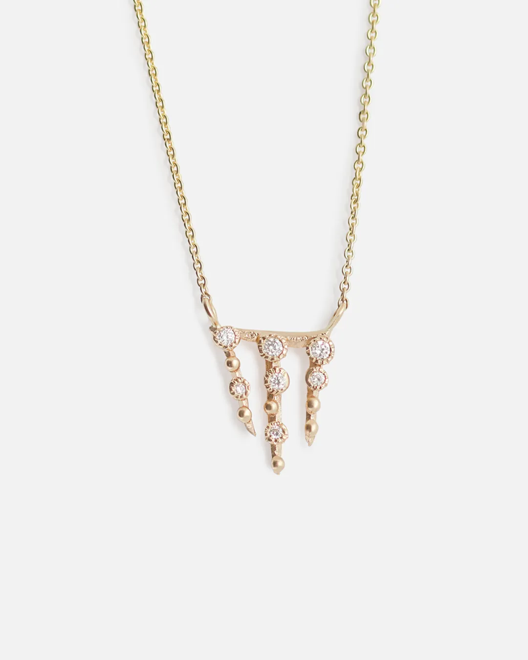 Melee 67 / White Diamond Pendant