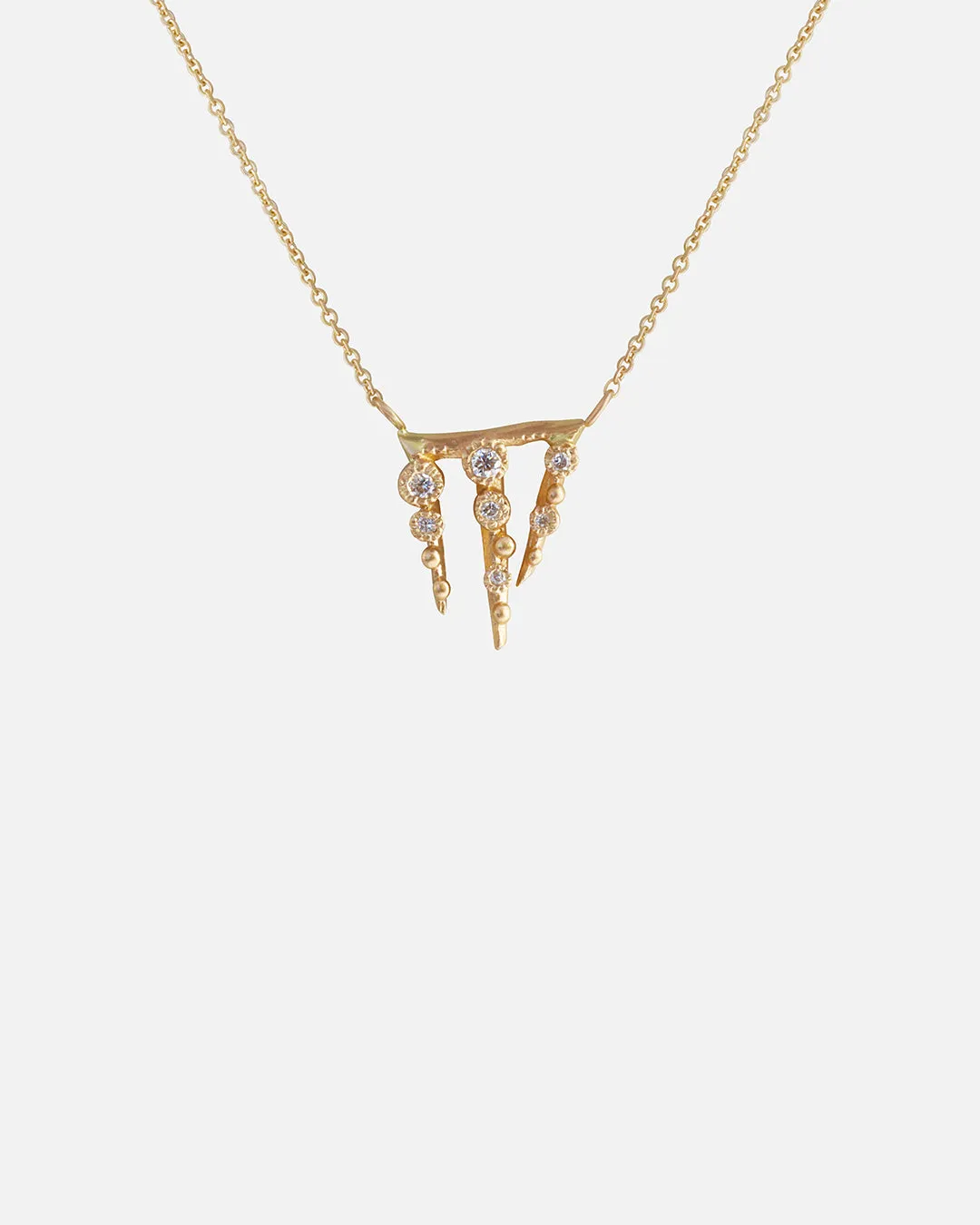 Melee 67 / White Diamond Pendant