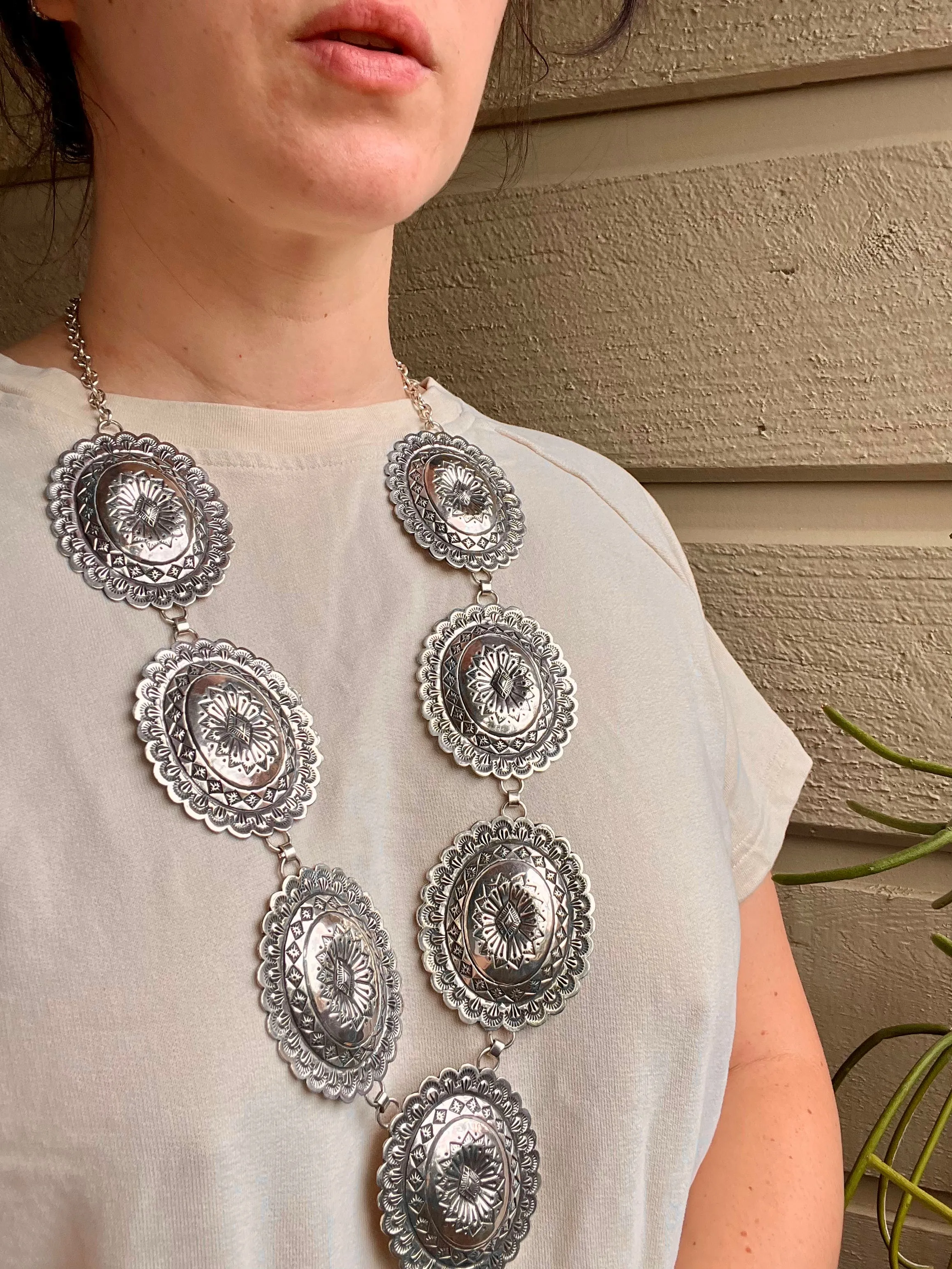 Statement Concho Necklace