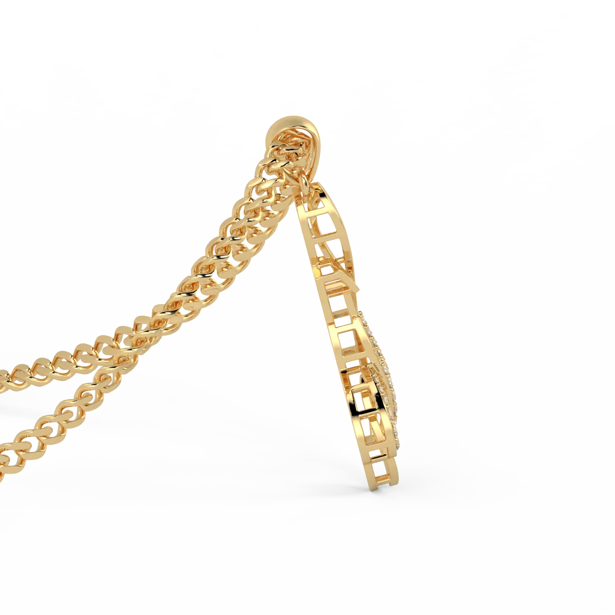 The Divine Allah Name's Pendant (Gold Plated 925 Sterling Silver)