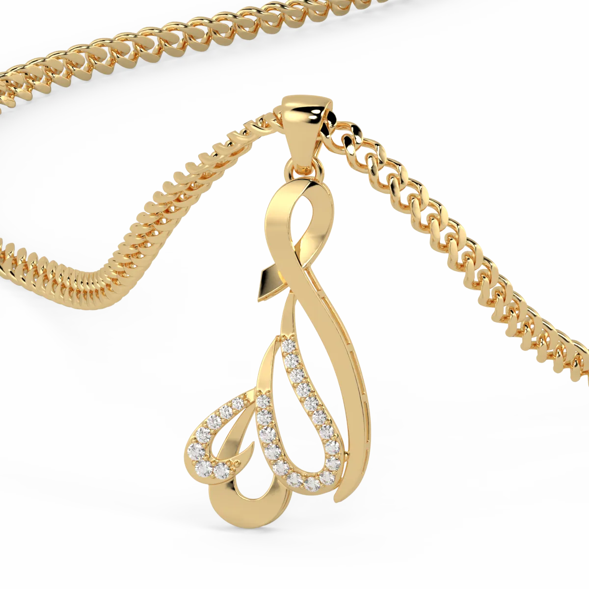 The Divine Allah Name's Pendant (Gold Plated 925 Sterling Silver)